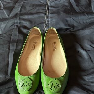 Michael Kors Bright Green Loafers